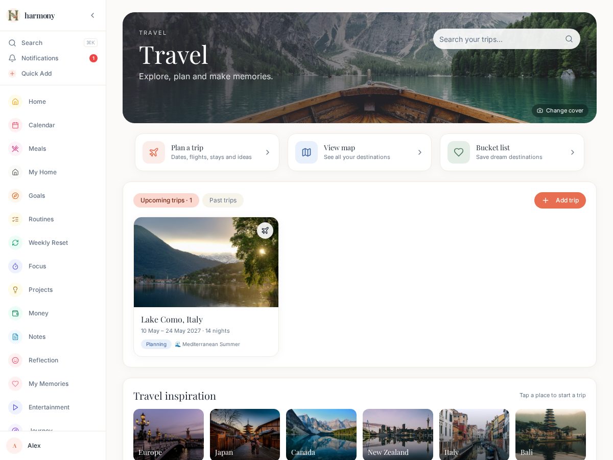 Plan the adventures ahead.
