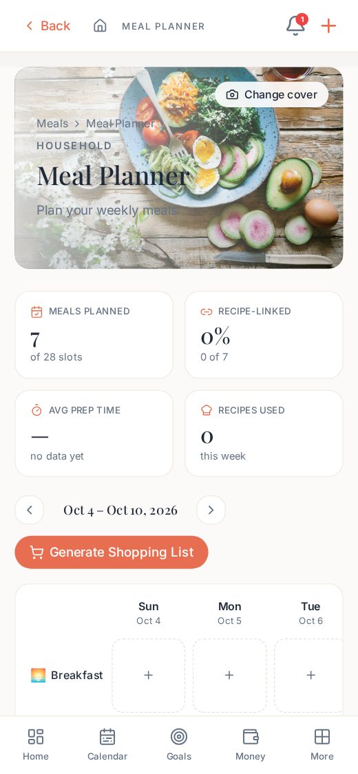 Eat well, without the fuss. on a phone